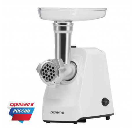Мясорубка Polaris PMG 1852 белая Polaris - pestovo-experts.ru – фото 1