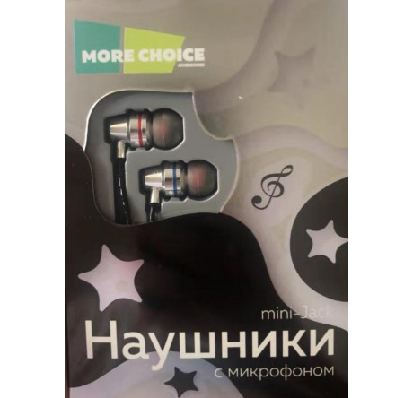 More Choice P71 вакуумные AUX разъём с МК и рег.громкости длина 1.2м черный Наушники MORE CHOICE - pestovo-experts.ru – фото 1