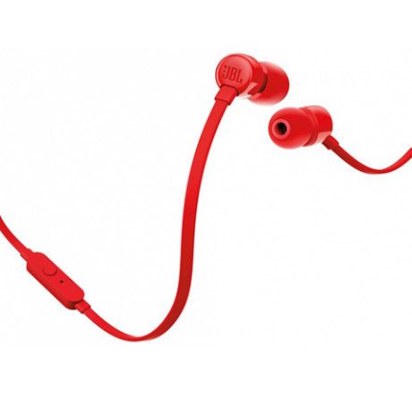 JBL T110RED  T110, красная Гарнитура JBL - pestovo-experts.ru – фото 1