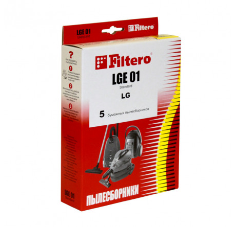 Пылесборник Filtero LGE 01 (5) Standard Filtero - pestovo-experts.ru – фото 1