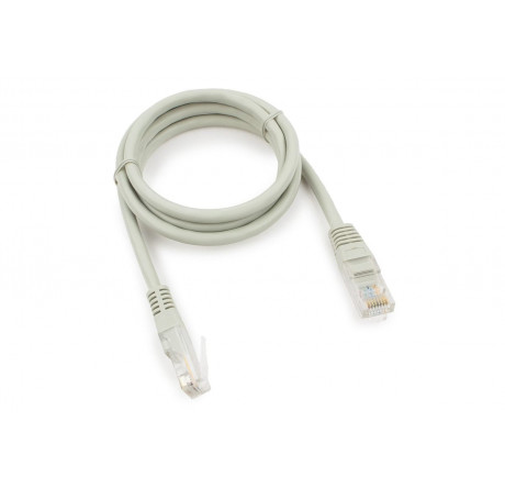 Cablexpert PP10-1M медный UTP кат.5e, 1м, разъем RJ-45 серый Патч-корд  CABLEXPERT - pestovo-experts.ru – фото 1