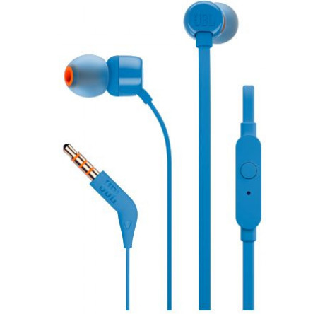 JBL T110, синий Гарнитура JBL - pestovo-experts.ru – фото 1