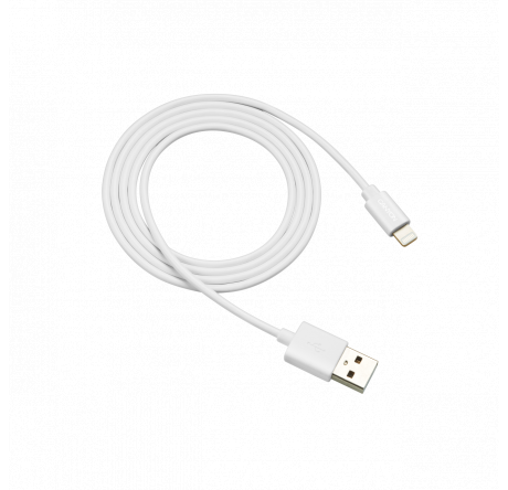 Canyon CNS-MFICAB01W Ultra-compact MFI Cable, certified by Apple, 1M length, 2.8mm , Whi Кабель USB  CANYON - pestovo-experts.ru – фото 1