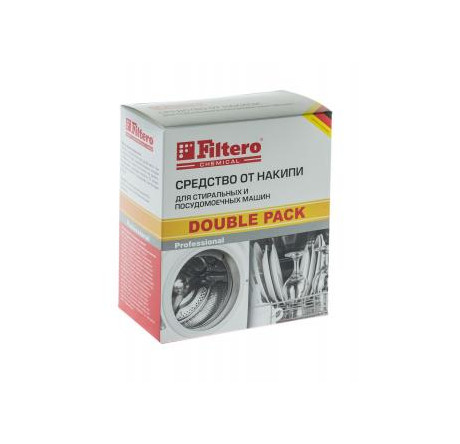 Filtero Double Pack арт 611 Средство от накипи д/ПММ и СМ  Filtero - pestovo-experts.ru – фото 1