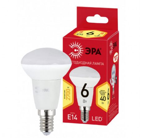 ECO LED R50-6W-827-E14 ЭРА ЭРА - pestovo-experts.ru – фото 1