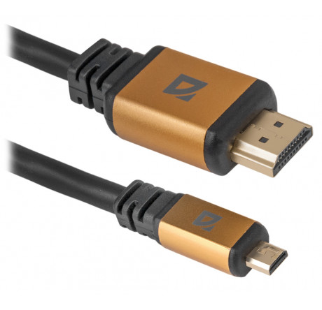 Defender Professional HDMI-microHDMI 1.8м (87461) Кабель Defender - pestovo-experts.ru – фото 1