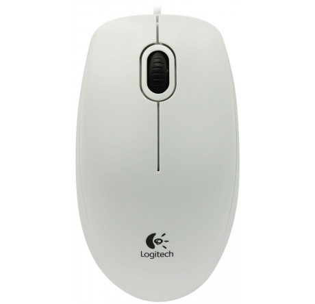 Мышь Logitech B100 Optical Mouse white USB OEM Logitech - pestovo-experts.ru – фото 1