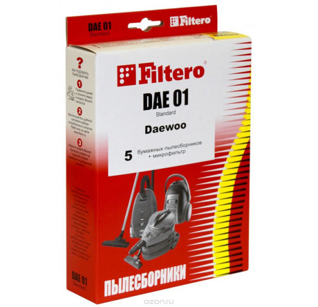 Пылесборник Filtero DAE 01 (5) Standard Filtero - pestovo-experts.ru – фото 1