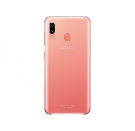 Samsung для Samsung Galaxy A20 Gradation Cover розовый (EF-AA205CPEGRU) Чехол (клип-кейс)  Samsung - pestovo-experts.ru – фото 1