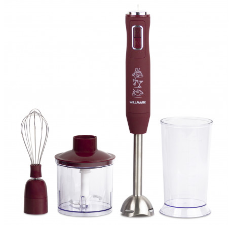 Блендер Willmark WHB-1450PS бордовый  WILLMARK - pestovo-experts.ru – фото 1
