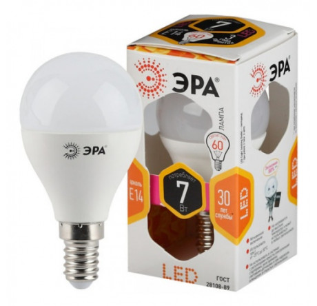 Эра LED P45-7W-827-E14 ЭРА - pestovo-experts.ru – фото 1