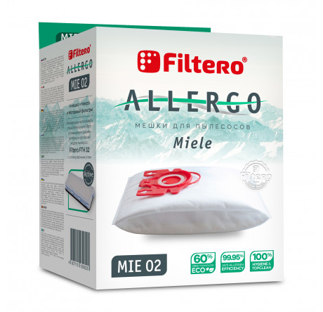 Пылесборник Filtero MIE 02 (4) Allergo  Filtero - pestovo-experts.ru – фото 1