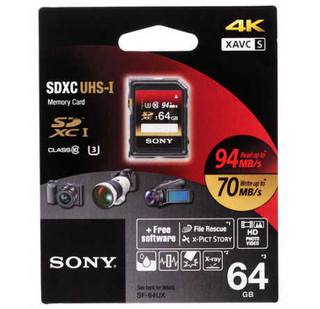 Карта памяти Sony SDHC 64 Gb Class 10 Sony - pestovo-experts.ru – фото 1