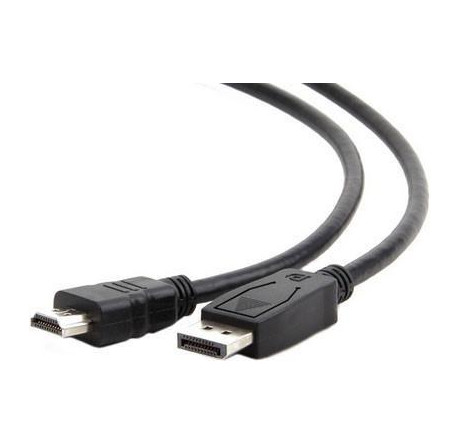 Cablexpert CC-DP-HDMI-6 DisplayPort->HDMI 1,8м, 20M/19M, черный, экран, пакет Кабель  CABLEXPERT - pestovo-experts.ru – фото 1