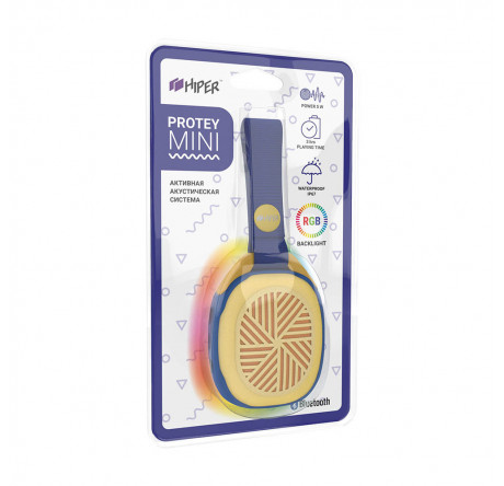 Hiper Protey Mini Blue H-OM1, 5 ВТ,130 Гц - 18 кГц,600 мАч, BT 4 Hiper - pestovo-experts.ru – фото 1