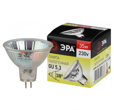 GU5.3-JCDR (MR16) -35W-230V-CL ЭРА ЭРА - pestovo-experts.ru – фото 1