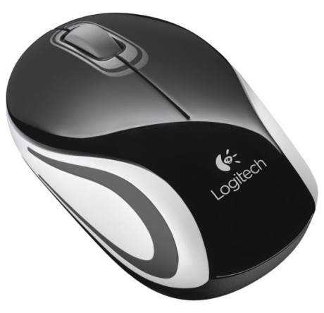 Мышь Logitech Wireless Mini Mouse M187, Black Logitech - pestovo-experts.ru – фото 1