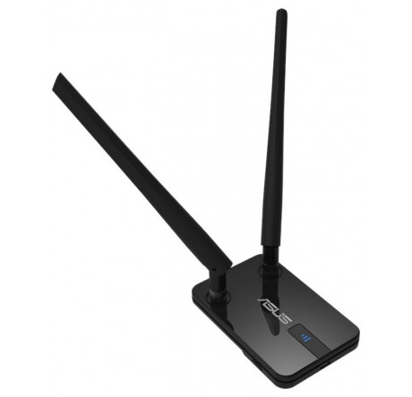 ASUS USB-N14 Wireless N USB Adapter (RTL) (802.11n/g/b, 300Mbps, 2x5dBi) Адаптер беспроводной Asus - pestovo-experts.ru – фото 1
