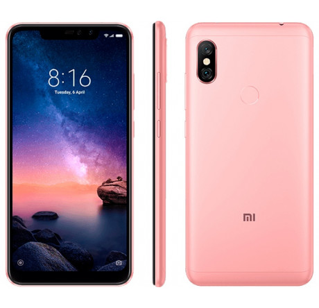 Смартфон Xiaomi Redmi Note 6 Pro Rose Gold  64ГБ Xiaomi - pestovo-experts.ru – фото 1