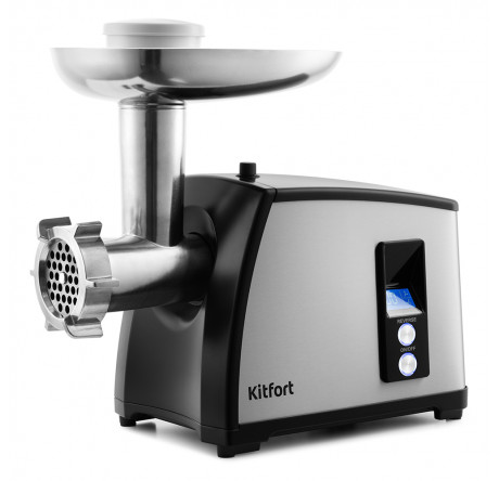 Мясорубка Kitfort KT-2105 серебро/черный Kitfort - pestovo-experts.ru – фото 1