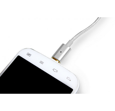 Partner магнитный USB 2.0 - Apple iPhone/iPod/iPad с разъемом 8pin 1.2м нейлон ПР033505 Кабель  PARTNER - pestovo-experts.ru – фото 1