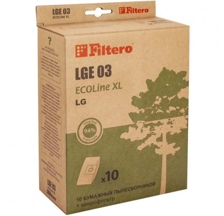 Пылесборник FILTERO LGE 03 (10+фильтр) ECOLine XL Filtero - pestovo-experts.ru – фото 1