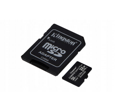 Kingston SDCS2/32GB 32GB micSDHC Canvas Select Plus 100R A1 C10 Card + ADP Флеш-накопитель  Kingston - pestovo-experts.ru – фото 1