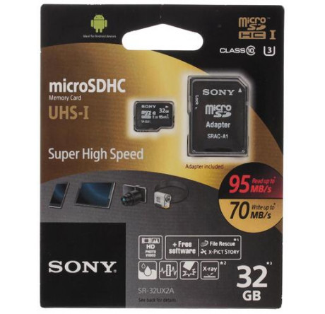 Карта памяти Sony MicroSDHC 32 Gb Class 10 Sony - pestovo-experts.ru – фото 1