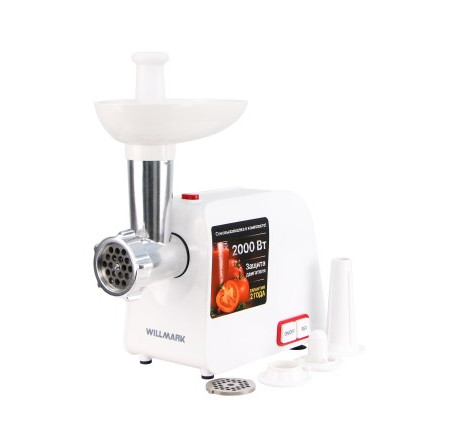 Мясорубка Willmark WMG-2043JW белый WILLMARK - pestovo-experts.ru – фото 1