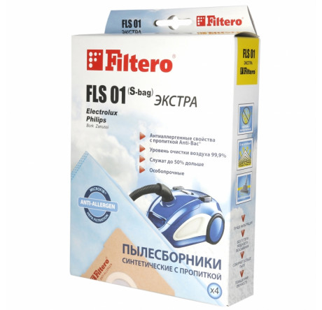 Пылесборник Filtero FLS 01 (S-bag) (4) Comfort Filtero - pestovo-experts.ru – фото 1